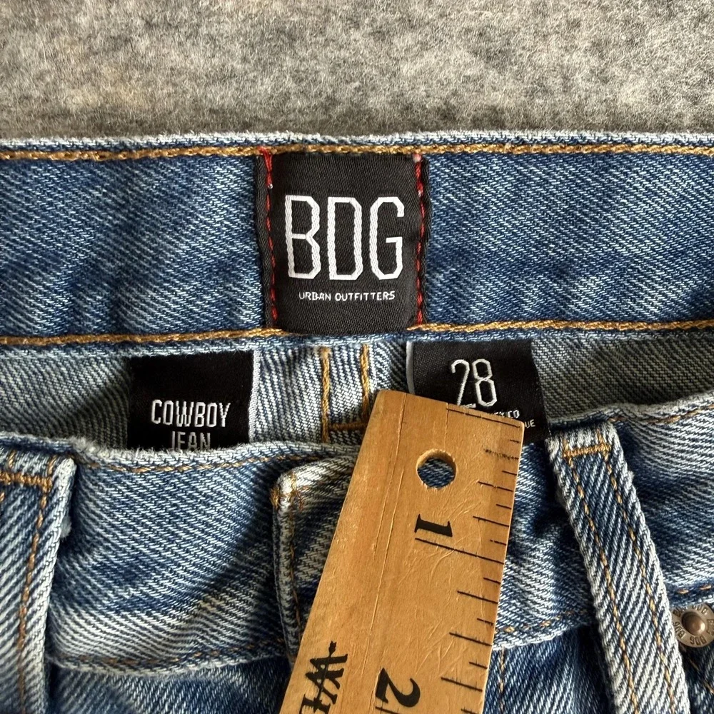 BDG Cowboy Jeans Mens‎ 28x28 Blue Light Wash Straight Leg Denim Urban Outfitters